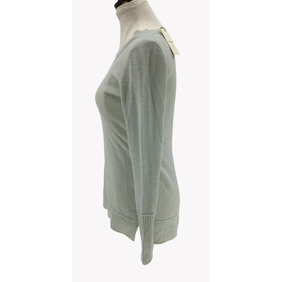 NWT Cynthia Rowley Womens Mint 2-Ply 100% Cashmere Sweater S - Picture 4 of 8
